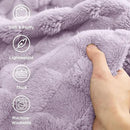Bedsure GentleSoft Lavender Fog Twin XL Blanket for Bed - Super Soft Cozy Fleece Blankets for Women, Cute Throws for Girls, Dorm Room Essentials for Girls Teens Back to School, 66x90 Inches by CozyNest Decor