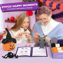 Crochetta Crochet Kit for Beginners, Halloween Decorations, Pumpkin Spider Bat Crochet Animal Kit for Adults and Kids with Step-by-Step Video Tutorials, DIY Knitting(40%+ Yarn) by TinyTreasures Baby Boutique