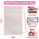 College Laundry Bag, Dirty Clothes Laundry Bag With Drawstring Handles For College Dorm Laundromat Apartment Travel Camp 29" X 18" Women Girls Back To School Birthdays Gift, Pink Florals by TinyTreasures Baby Boutique