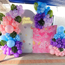 Blue Purple Balloons 60 Pcs 12 Inch Pink Light Purple Peacock Blue Latex Party Balloons for Kid Cartoon Theme Birthday Baby Shower Party Decorations Supplies by CozyNest Decor