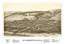 Vintage Map of St. Johnsville, New York 1890