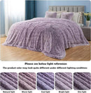 GONAAP Fuzzy Faux Fur Throw Blanket Queen Size Frosty Purple Super Soft Cozy Plush Fuzzy Shaggy Blanket for Couch Sofa Bed (Frosty Purple, Queen(90"x90")) by CozyNest Decor