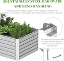 8x4x2 ft Outdoor Raised Garden Bed, Large Metal Planter Raised Beds, Planters for Outdoor Plants for Vegetables, Flowers, Herbs, Fruits, and Succulents.(4 Pcs) by CozyNest Decor