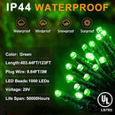 KNONEW 403FT 1000 LED Christmas String Lights Outdoor Green Wire Fairy Light 8 Modes & Timer Plug in Waterproof LED String Lights for Xmas Yard Tree Wedding Party Holiday Decorations(Green) by GreenHaven Gardens