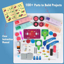 Butterfly EduFields 30in1 STEM Kits for Kids Age 8-10-12 | STEM Toys for Ages 8-13 | Electricity & Magnetism | Science Project Kit for Boys & Girls Aged 8-10-12-14 | Best Educational Birthday Gift by TinyTreasures Baby Boutique
