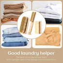 3 Pcs Wood Laundry Stain Brush Stain Remover Brushes with Boar Bristle Small Stain Brush for Clothes for Scrubbing Stains from Furniture Fabric Leather(3 Pcs F) by CozyNest Decor