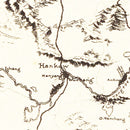 Vintage Map of China 1932