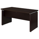 Floating - Top Computer Desk With Pullout Keyboard Shelf - Brown by HouseOfZazla