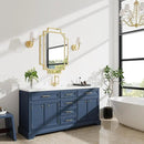 Bathroom Mirror for Wall Gold Farmhouse Wall Vanity Mirror for Over Sink Wood Framed Beveled Mirrors Deco（20 * 28IN/Gold） by CozyNest Decor