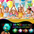 30PCS Spinner Bracelets Light Up Party Favors For Kids 4-8-12, Glow Bracelet Glow in The Dark Party Supplies Light Up Toys, Classroom Kids Prizes Goodie Bag Stuffers, Easter Egg Fillers Gift (30) by TinyTreasures Baby Boutique