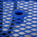 Round Outdoor Steel Picnic Table With Umbrella Pole by HouseOfZazla