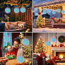 Brightown Christmas Hanging Starlight Sphere Light, 6” 100 RGB Replaceable LED Bulbs with Add-On Plug, LED Sphere Lights for Trees Party Wedding Patio Indoor Outdoor Decorations by GreenHaven Gardens