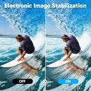 AKASO V50X Native 4K30fps WiFi Action Camera with EIS Touch Screen 4X Zoom 131 feet Waterproof Camera Support External Mic Remote Control with Helmet Accessories (with 64GB MicroSD Card) by TinyTreasures Baby Boutique