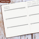 2026 Planner - JAN 2026 - DEC 2026, Planner 2026, Weekly and Monthly Planner, Leather Cover Calendar Planner with Thick Paper, Back Pocket with Notes Pages, Brown (8.5" x 11") by TinyTreasures Baby Boutique