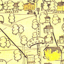 Vintage Map of Wabash College, 1928