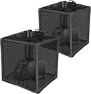 2 PCS Pond Pump Filter Bag, 7 Inch Pond Filter Box with Drawstring, Anti-Clogging Pump Barrier Bag Pump Mesh Bag for Outdoor Water Ponds Filters Pond Biological Filters by GreenHaven Gardens