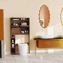 5-Piece Modern Bathroom Suite: Over The Toilet Cabinet + Smart Toilet Bidet + Oval Sink + Floor Cabinet + Clothes Dryer by LJGDeals