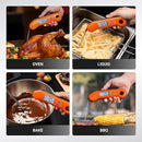 Professional Meat Thermometer Digital, Ultra-Fast 0.5 Sec Instant Read, NIST Certified ±0.5°F Accuracy, 100% Waterproof, Auto-Rotating Backlit Display, Lift-to-Wake, for BBQ/Candy, Orange&Gray by TinyTreasures Baby Boutique