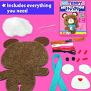 KRAFUN Teddy Bear Animal Sewing Kit for Kids Beginner My First Art & Craft, Includes Teddy Doll Stuffed Doll, Instructions & Plush Felt Materials for Learn to Sew, Embroidery, Age 7 8 9 10 11 12 by TinyTreasures Baby Boutique