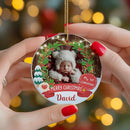 Personalized Baby First Christmas Ornament 2025 - Custom Ornament for New Babies, Boys, Girls - Sweet New Parents Keepsake - Christmas, Birthday Gift for Couples, Family, Welcoming Newborn by TinyTreasures Baby Boutique
