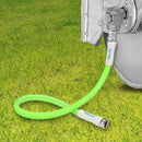 Fevone Garden Hose 50 ft, Heavy Duty Water Hose, Hybrid Polymer, Kink Resistance, Lightweight, Flexibility, Durability, Leak Free, Aluminum Fittings, 3/4" GHT, 5/8" ID, 600 Psi, Drinking Water Safe by GreenHaven Gardens