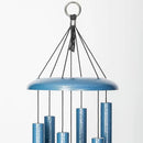 Corinthian Bells by Wind River - 30 inch Sky Blue Wind Chime for Patio, Backyard, Garden, and Outdoor Decor (Aluminum Chime) Made in The USA by CozyNest Decor