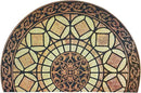 CHICHIC Entrance Door Mat Large 24 x 36 Inch Entry Way Doormat Front Door Rugs Outdoors Heavy Duty Welcome Mat Non Slip Rubber Back Low Profile for Garage, Patio, High Traffic Area, Semicircle by CozyNest Decor