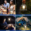 Solar Lantern Outdoor Table Lamp: Portable Waterproof LED Light - Hanging Rechargeable Lights for Patio Camping by GreenHaven Gardens