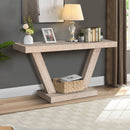Vintage Distressed Wood Entryway Bench With 2 Tier Storage Cabinet
