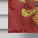 Christmas Tree Fleur de lis with lights House Flag 28x40 Porch Sleeve Pole Decorative Outside Yard Banner Artwork Wall Hanging, Polyester