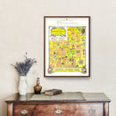 Vintage Map of Greenwich Village, New York 1934