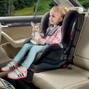 Car Seat Protector 2 Pack Baby Car Seat Covers with Mesh Pockets & Non-Slip Backing 600D Durable Seat Protector Under Baby Car Seat (Black & Red, Large) by TinyTreasures Baby Boutique