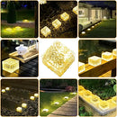 Solar Brick Lights - Outdoor Waterproof Patio & Garden Decor (3 Packs) for Patio, Yard, Walkway, Pathway by CozyNest Decor