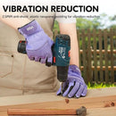 Vgo... Gardening Gloves Ladies,Safety Work Gloves,Touchscreen(Size M,Purple,SL7471) by GreenHaven Gardens