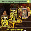 2 Pack Tiki Solar Lanterns Tiki Bar Light Decor Outdoor Waterproof Gifts for Women Men Hanging Lantern Metal Hollowed Out Decor for Summer Garden Patio Lawn Porch Festival Party by GreenHaven Gardens