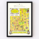 Vintage Map of Greenwich Village, New York 1934