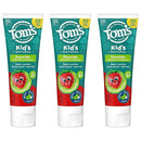 Tom's of Maine ADA Approved Fluoride Kids Toothpaste, Natural Toothpaste, Dye Free, No Artificial Preservatives, Silly Strawberry, 5.1 oz. 3-Pack (Packaging May Vary) by CozyNest Decor
