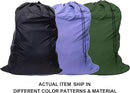 Extra Large Laundry Bag Travel Laundry Bags with Drawstring Closure, Large Dirty Clothes Bag 30"x40" Fit a Laundry Basket or Clothes Hamper for college, dorm and apartment dwellers 3 Pack Mixed Color by TinyTreasures Baby Boutique
