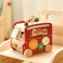EERKEOD Wooden Activity Cubes for Toddlers Montessori Toys for Boys Girls Educational Learning Toys for Kids Wooden Toys for First Birthday Gift by TinyTreasures Baby Boutique