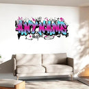 Custom Graffiti Wall Decal Personalized Graffiti Name Fitness Gym Workout Room Wall Decals and Stickers for Nursery, Room Walls Decor, Peel & Stick Name Decals for Walls by CozyNest Decor