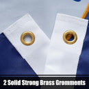 TOPFLAGS Kentucky State Flag 4x6 Outdoor KY Flags Embroidered Longest Lasting Heavy Duty Polyester Stronger Brass Grommets 4 Stitched Hemming Perfect for Outside by GreenHaven Gardens