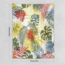 ICMOLYYENLO Boho Green Leaves Tapestry, Mid Century Abstract Tropical Palm Leaves Modern Minimalist Geometric Wall Hanging, Neutral Home Decor Art for Living Room Bedroom Dorm 60x80 Inch by CozyNest Decor