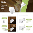 SKYLA HOMES Magnetic Cabinet Locks Baby Proofing Child Safety - The Safest Quickest and Easiest Multi-Purpose 3M Adhesive Child Proof Latches, No Screws or Tools Needed (4 Pack) by TinyTreasures Baby Boutique