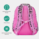 Choco Mocha Unicorn Backpack for Girls, Elementary School Backpack for Girls Ages 6-8 Kids Kindergarten Backpack Bookbag 17 Inch with Chest Strap, Pink by TinyTreasures Baby Boutique