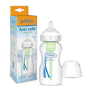 Dr. Brown's Natural Flow Anti-Colic Options+Wide-Neck Baby Bottle,9 oz/270 mL,Level 1 Nipple,1-Pack,0m+ by TinyTreasures Baby Boutique