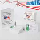 U.S Civics Test Flash Cards Combo Set,2025 US Citizenship Test Flash Cards & Study Guide Combo, Bilingual English/Spanish Naturalization Prep Kit with 100+ Civics Questions by TinyTreasures Baby Boutique
