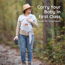 Baby Wrap Carrier - Premium Cotton Baby Carrier Wrap for Newborn to Toddler- Infant Carrier for Babies 8-35 lb - Baby Holder One Size Fits All with Front Pocket by Max&so by TinyTreasures Baby Boutique