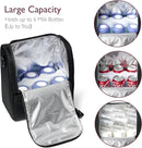 Momcozy Breastmilk Cooler Bag with Strap, Insulated Baby Bottle Bag, Fits 6 Baby Bottles up to 9Oz＆10H Long-term Cooling, XPE Insulation Layer, Food Grade PP Compartment for Nursing Mom Daycare by TinyTreasures Baby Boutique