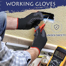48 Pairs Garden Gloves for Women Men Breathable Rubber Coated Yard Safety Work Thorn Proof Work Gloves by GreenHaven Gardens