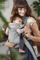 BabyBjörn Baby Carrier Mini, Gray, 3D Mesh | Newborn Carrier (7-25 lbs), Ergonomic, Easy-to-Use by TinyTreasures Baby Boutique